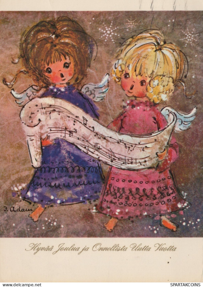 ANGEL CHRISTMAS Holidays Vintage Postcard CPSM #PAH944.GB - Anges