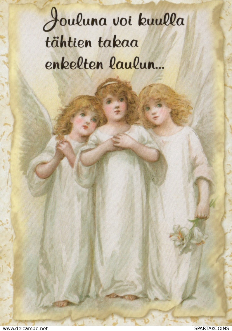 ANGEL CHRISTMAS Holidays Vintage Postcard CPSM #PAH573.GB - Anges