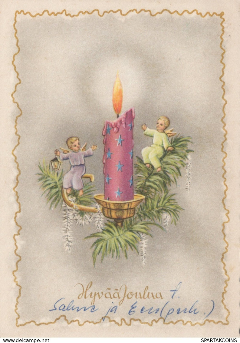 ANGEL CHRISTMAS Holidays Vintage Postcard CPSM #PAH126.GB - Anges