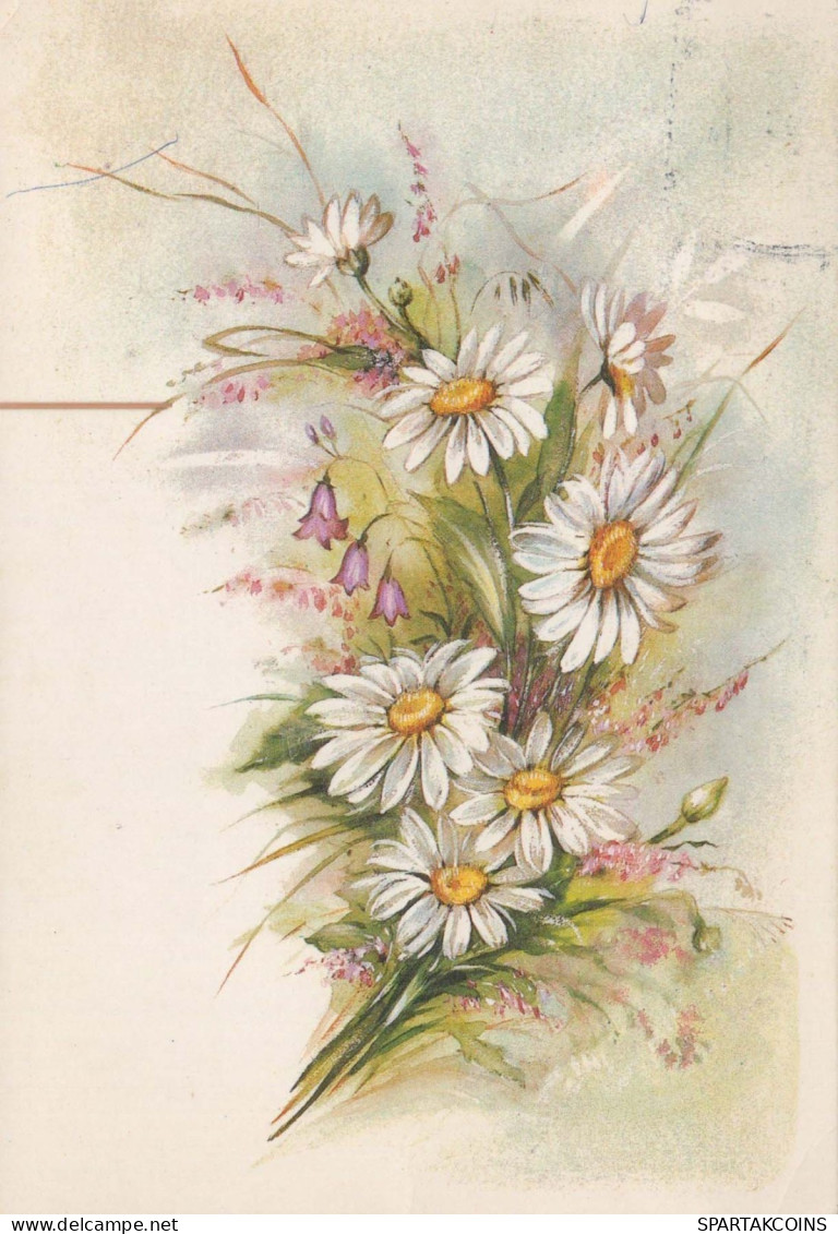 FIORI Vintage Cartolina CPSM #PBZ023.IT - Flowers