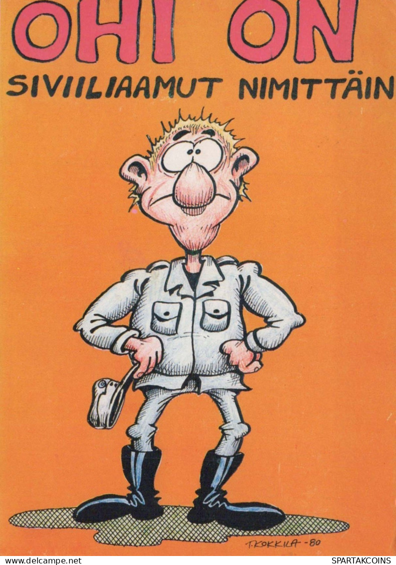 SOLDATI UMORISMO Militaria Vintage Cartolina CPSM #PBV835.IT - Humoristiques