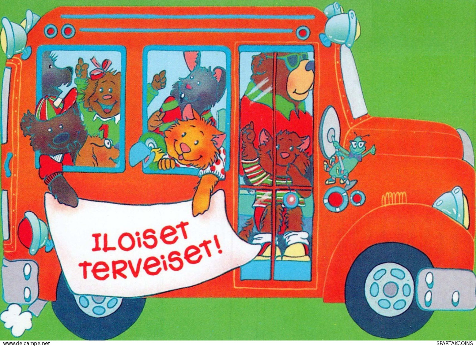 DISNEY CARTOON Vintage Cartolina CPSM #PBV588.IT - Taferelen En Landschappen