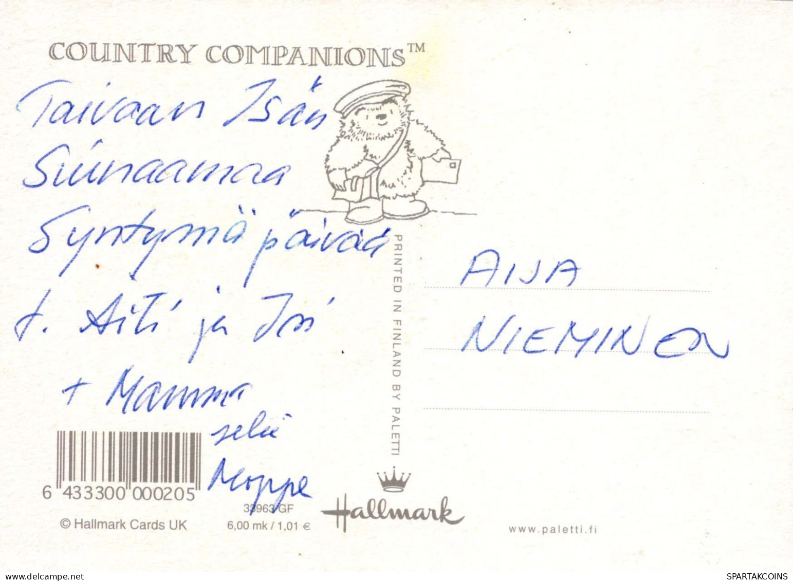 RICCIO Animale Vintage Cartolina CPSM #PBR227.IT - Altri & Non Classificati