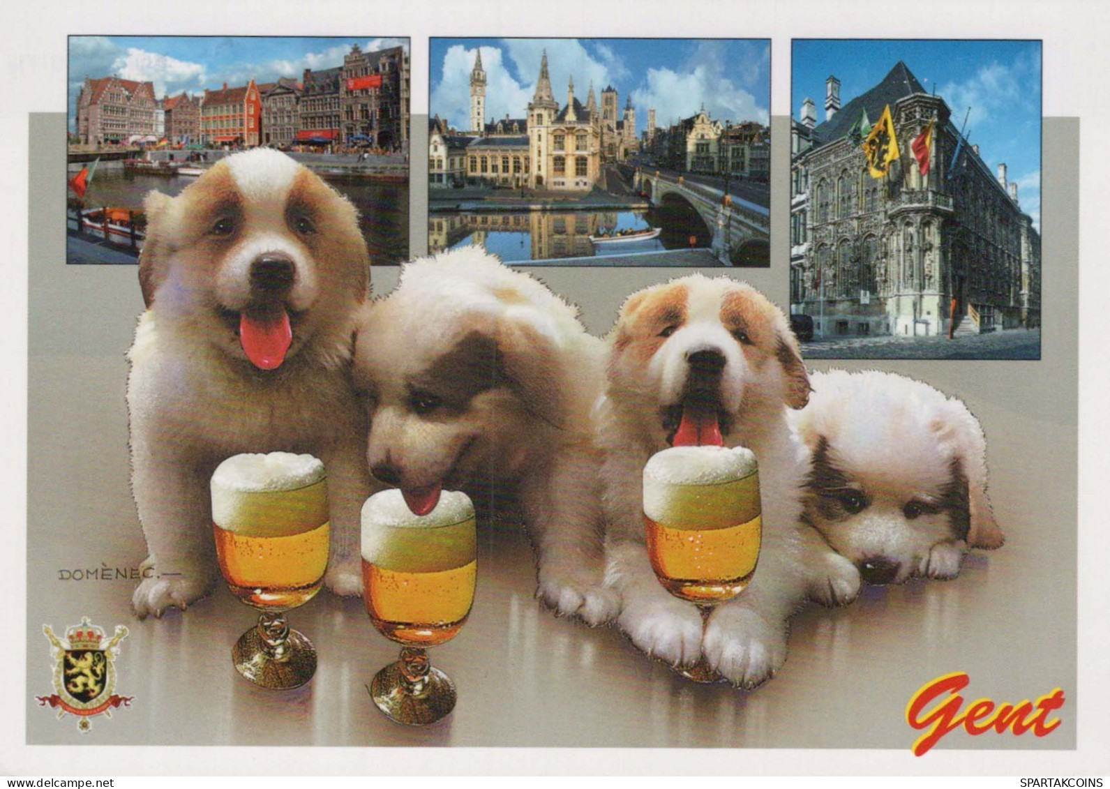 CANE Animale Vintage Cartolina CPSM #PBQ511.IT - Chiens