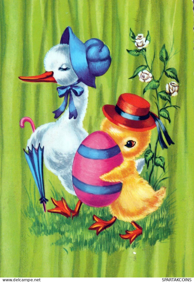 PASQUA UOVO Vintage Cartolina CPSM #PBO227.IT - Ostern