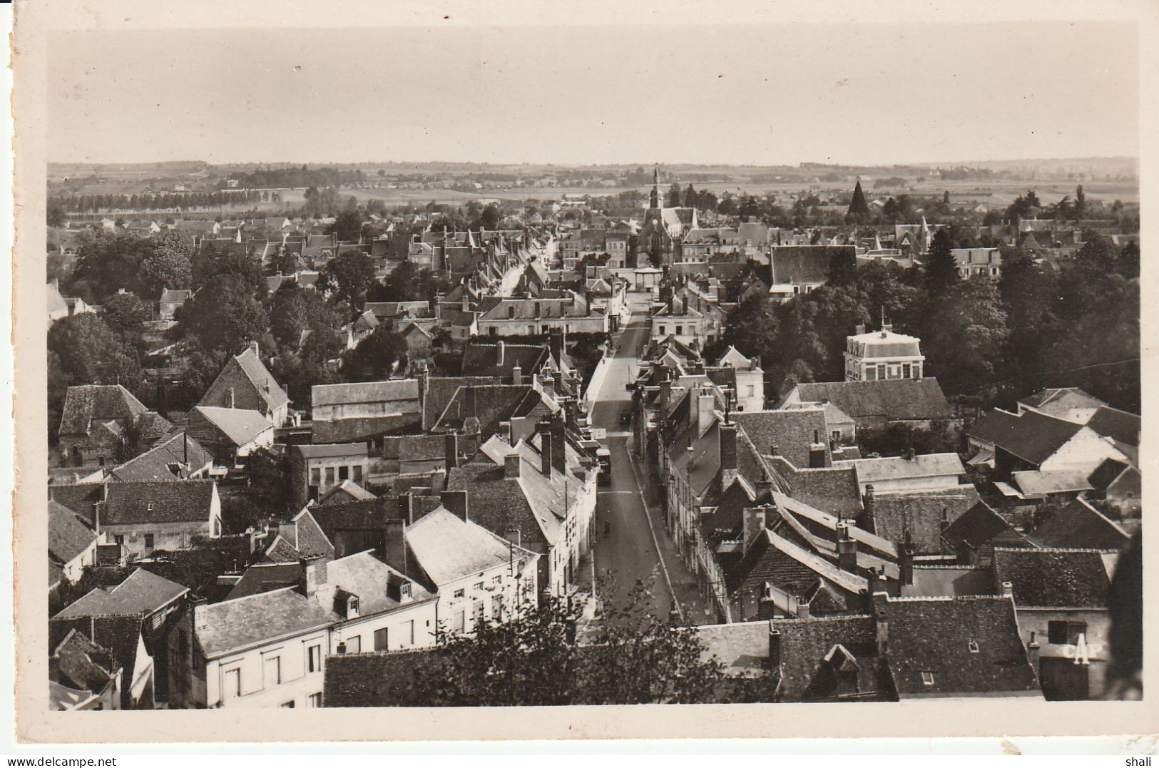 CPSM MONTOIRE SUR LE LOIR VUE GENERALE - Montoire-sur-le-Loir