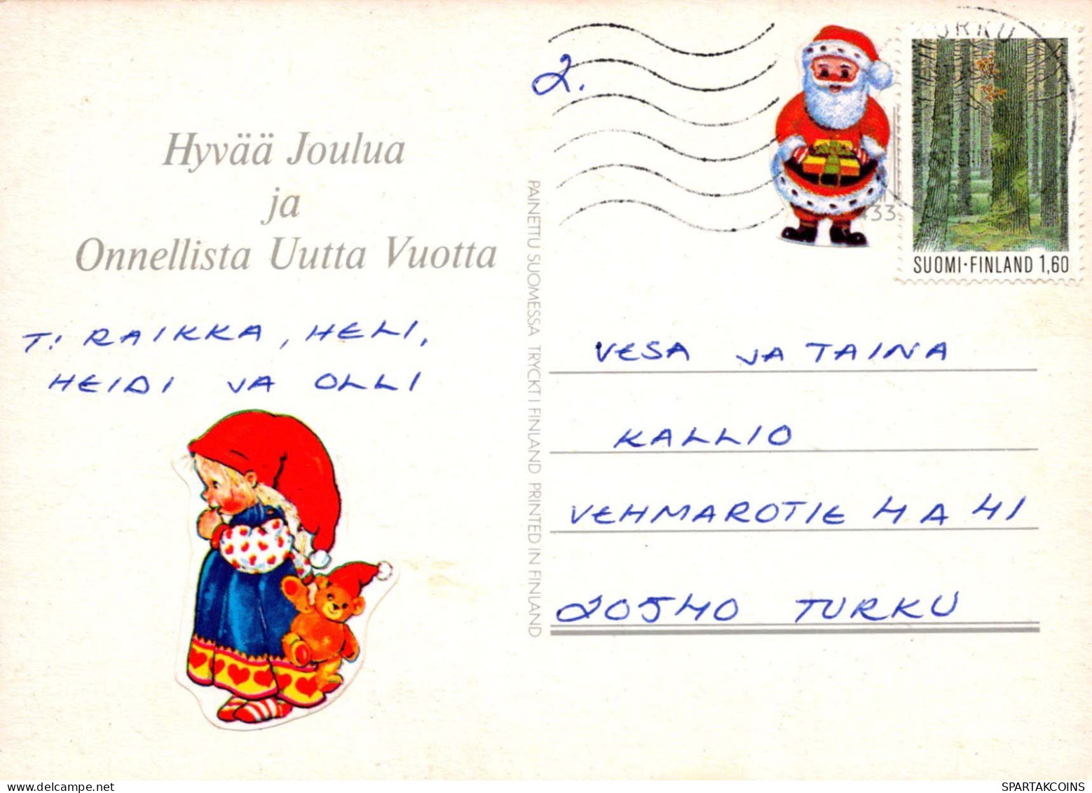 Buon Anno Natale CANDELA Vintage Cartolina CPSM #PBN673.IT - Neujahr