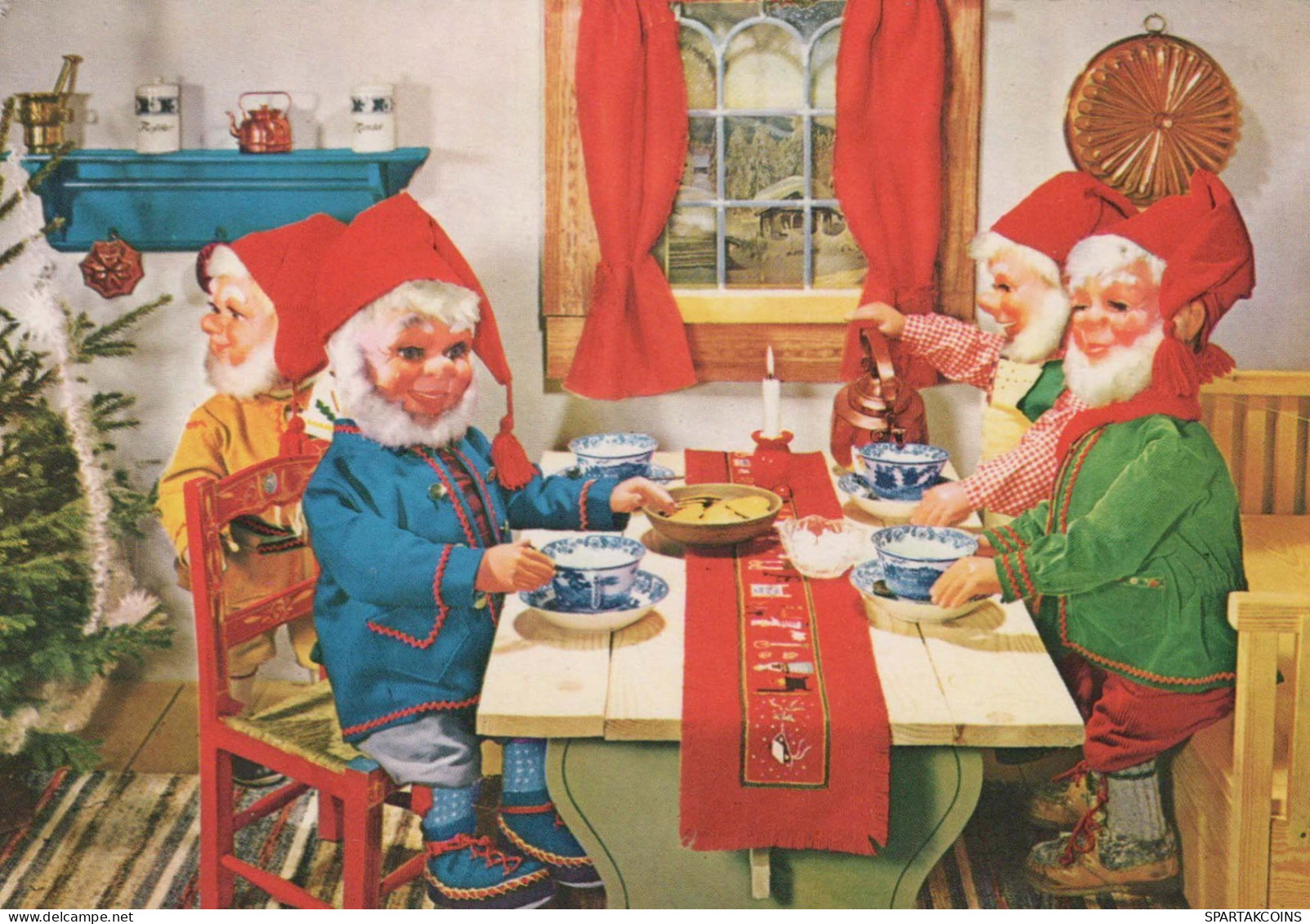 Buon Anno Natale GNOME Vintage Cartolina CPSM #PBA987.IT - New Year