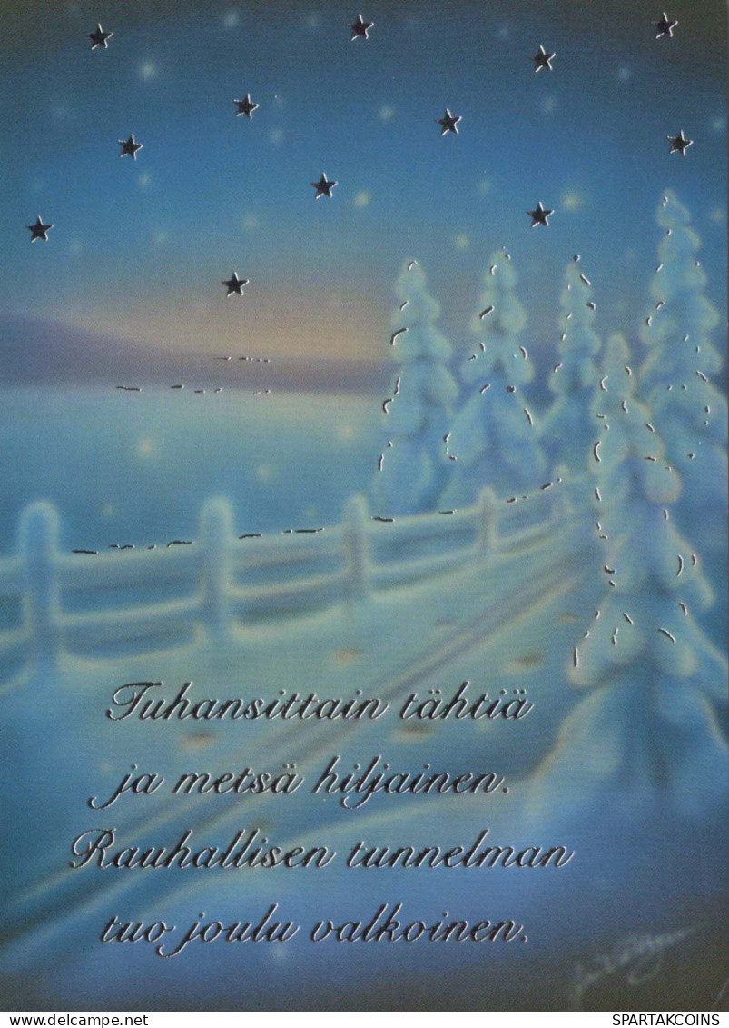 Buon Anno Natale Vintage Cartolina CPSM #PBA538.IT - Neujahr