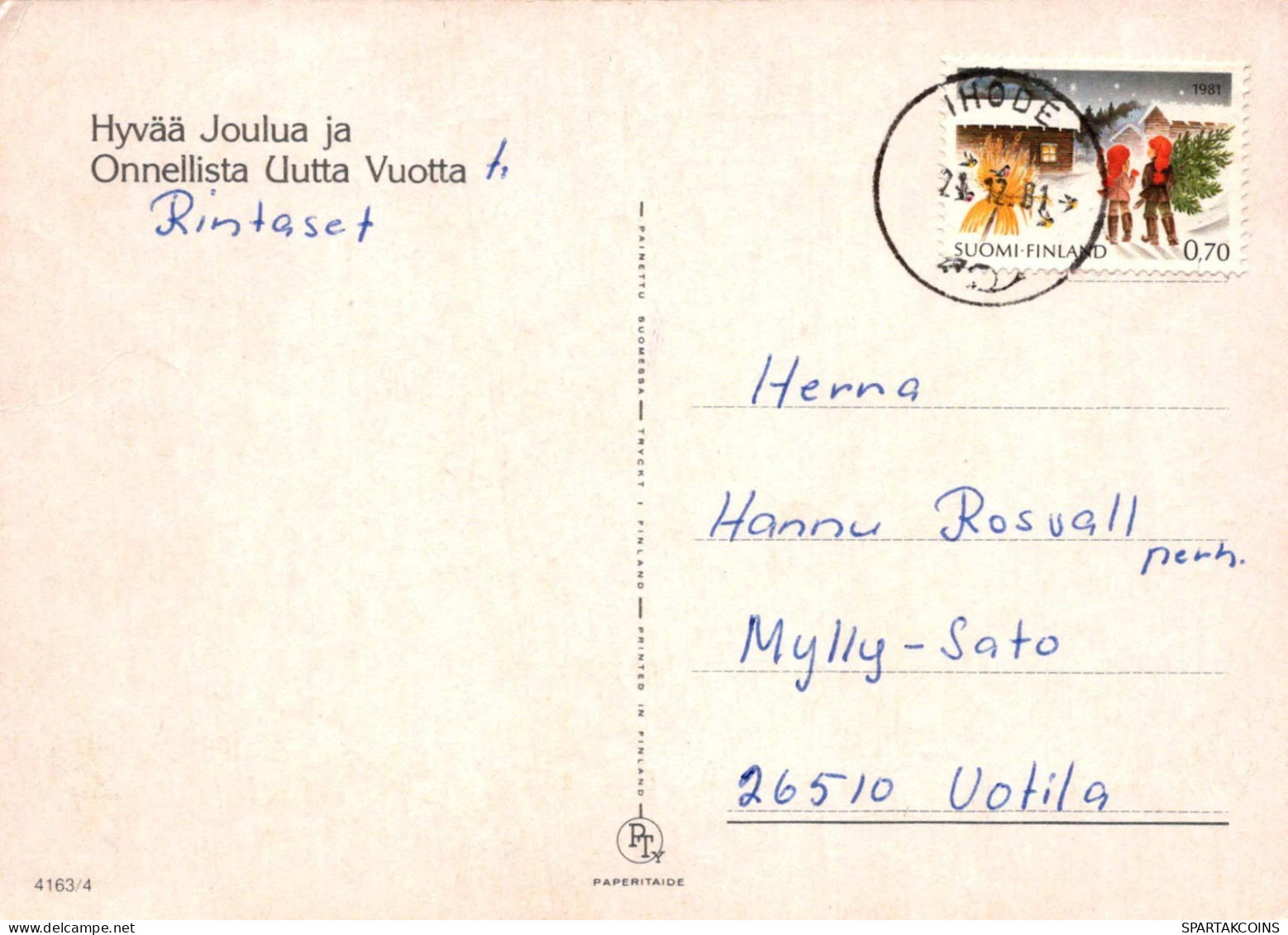 Buon Anno Natale GNOME Vintage Cartolina CPSM #PBA733.IT - Nieuwjaar