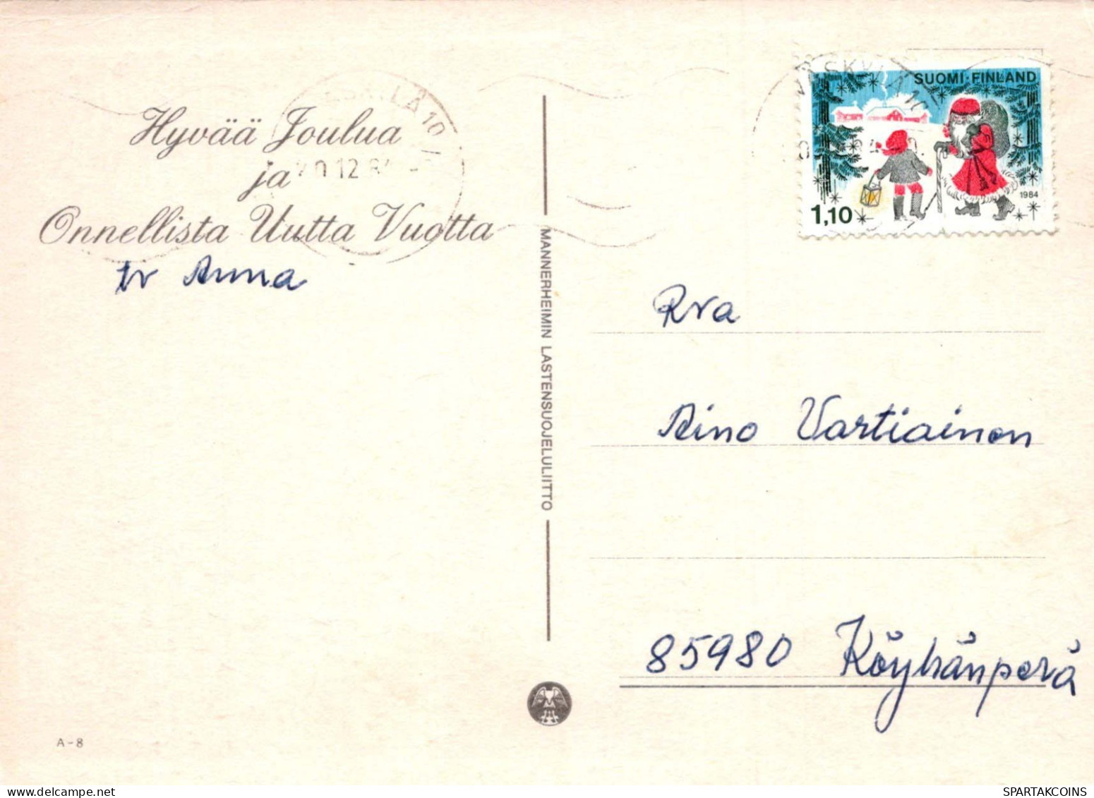 Buon Anno Natale Vintage Cartolina CPSM #PAZ858.IT - Neujahr