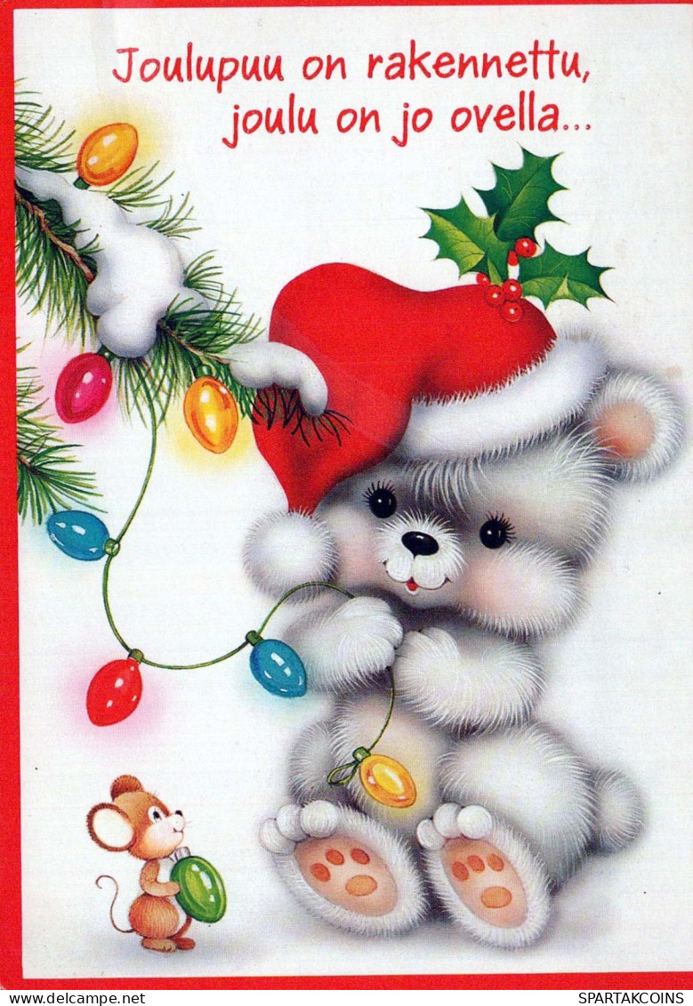 Buon Anno Natale Vintage Cartolina CPSM #PAW681.IT - Neujahr