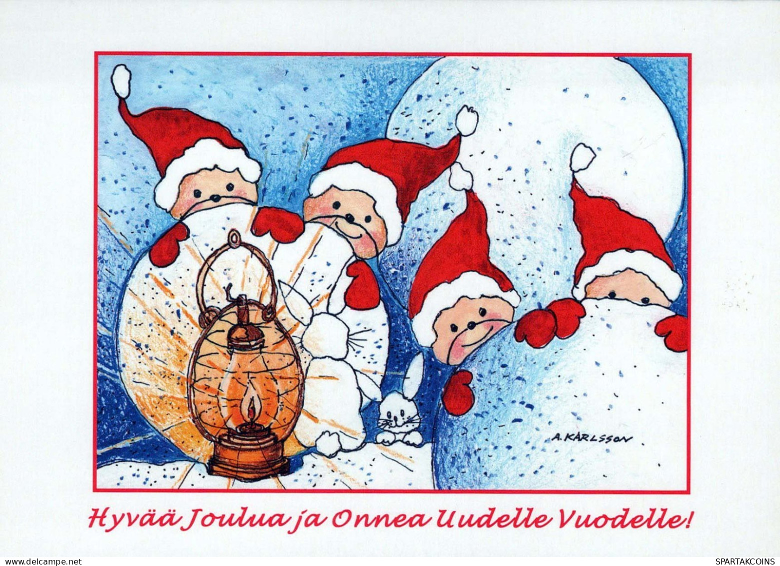 Buon Anno Natale ORSACCHIOTTO Vintage Cartolina CPSM #PAU675.IT - Neujahr