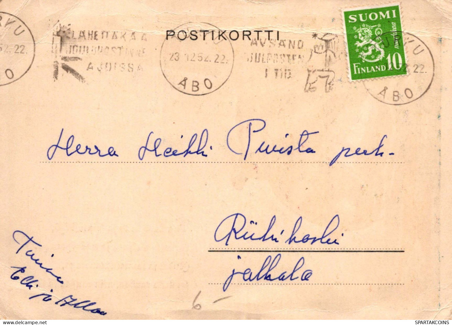 Buon Anno Natale BELL Vintage Cartolina CPSM #PAT451.IT - New Year