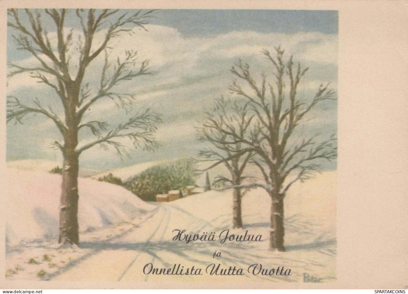 Buon Anno Natale Vintage Cartolina CPSM #PAT014.IT - New Year