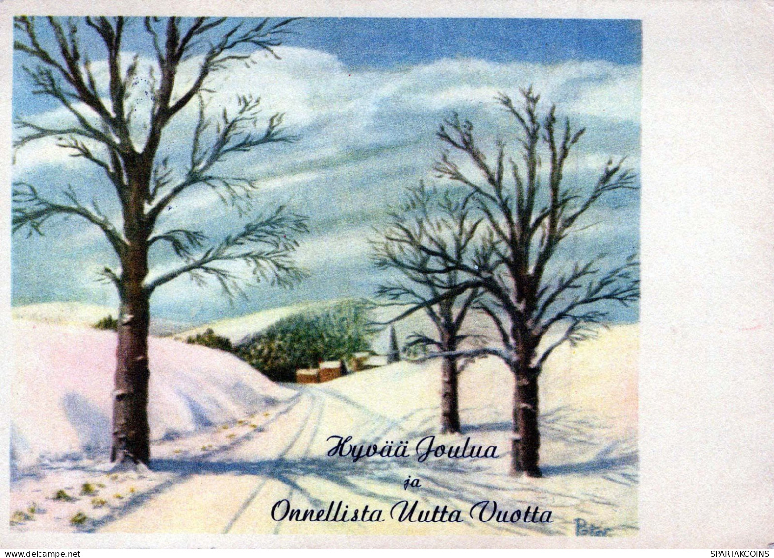 Buon Anno Natale Vintage Cartolina CPSM #PAT014.IT - Nieuwjaar