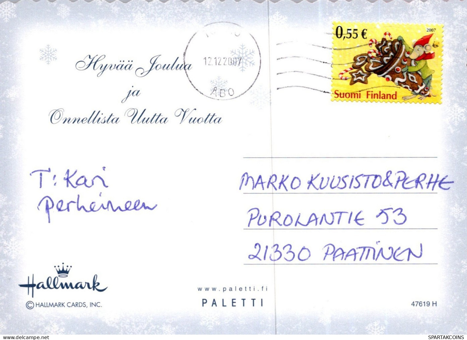 BABBO NATALE Natale Vintage Cartolina CPSM #PAK840.IT - Kerstman