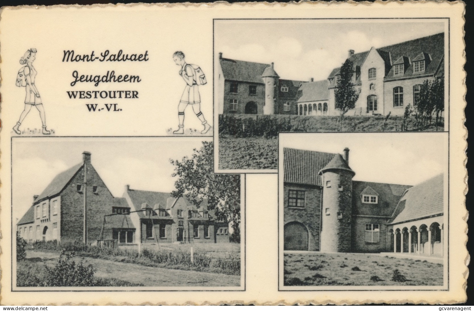 WESTOUTER. MONT SALVAET JEUGDHEEM. - Heuvelland