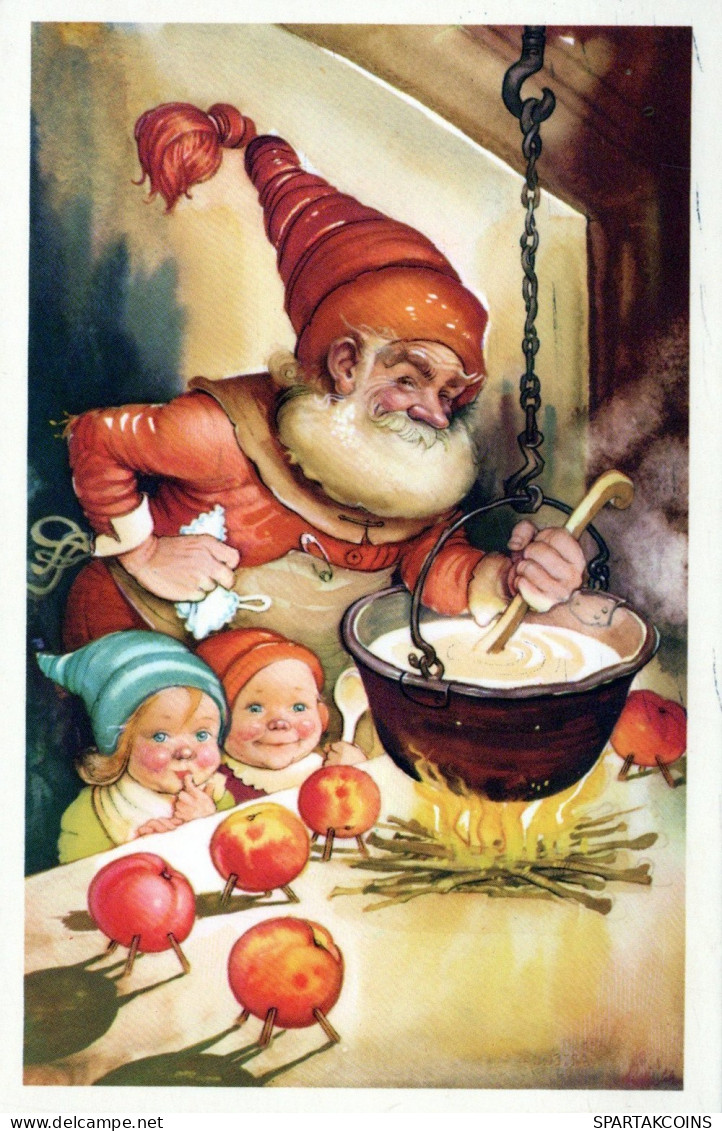 BABBO NATALE Natale Vintage Cartolina CPSMPF #PAJ463.IT - Santa Claus