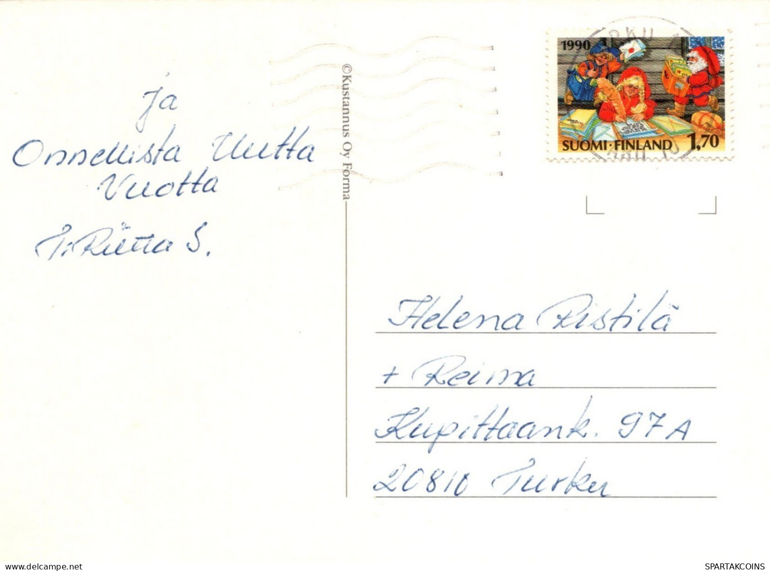 ANGELO Buon Anno Natale Vintage Cartolina CPSM #PAH697.IT - Engel