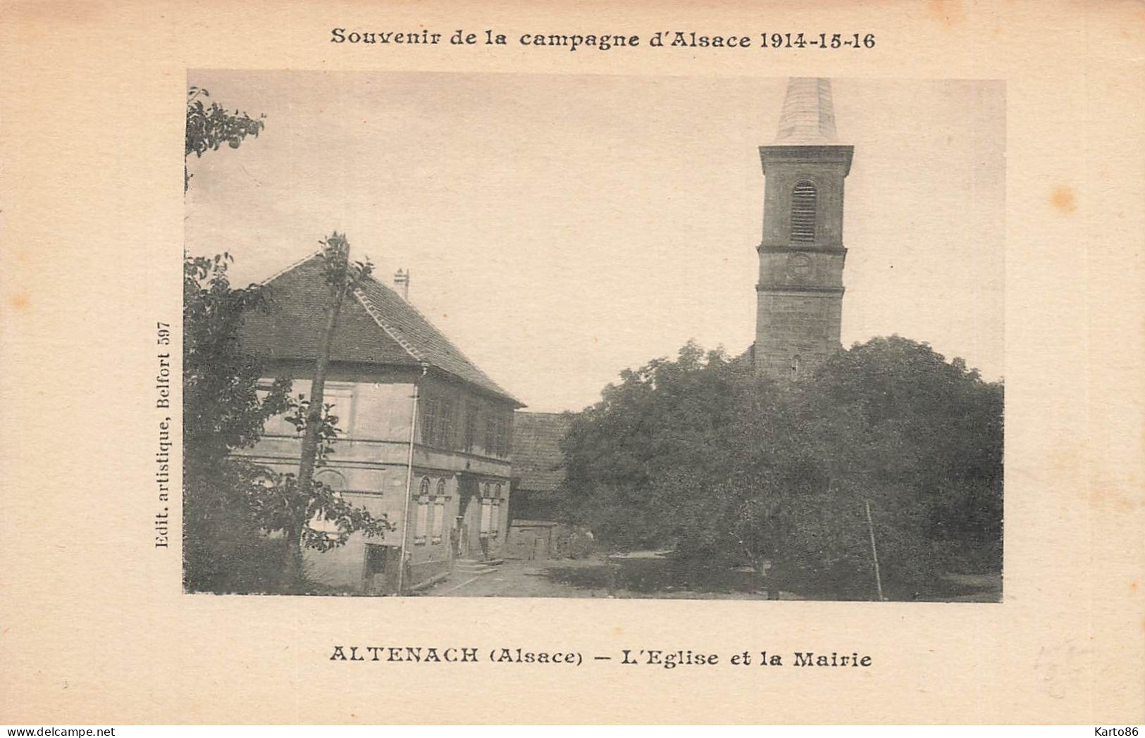 Altenach * Place De L'église Et La Mairie - Autres & Non Classés