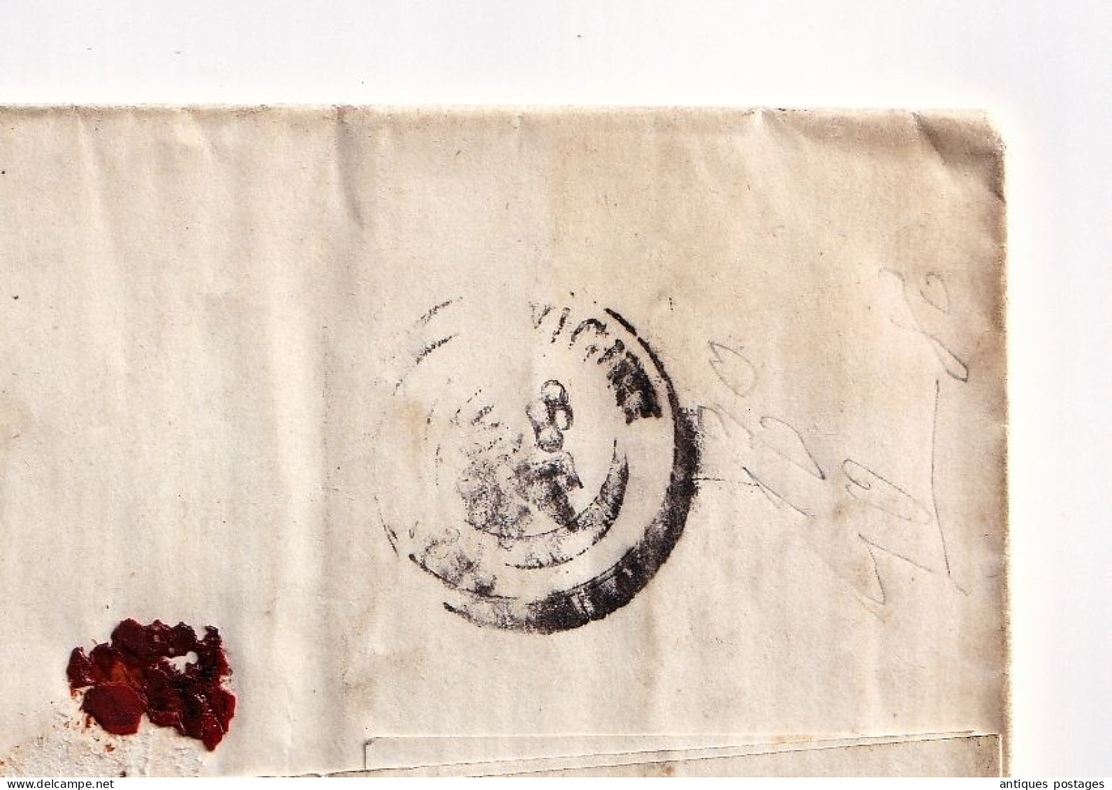 Lettre 1861 Arlanc Puy de Dôme Breviere Velay Fabricant de Dentelle