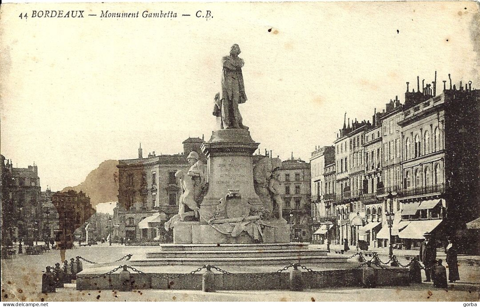 *CPA - 33 BORDEAUX Monument Gambetta - Bordeaux
