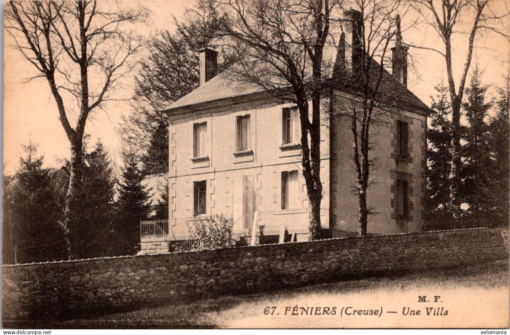 S16465  Cpa 23 Féniers - Une Villa - Andere & Zonder Classificatie