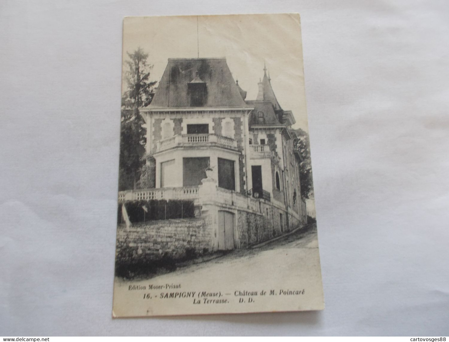 SAMPIGNY ( 55 Meuse ) CHATEAU DE Mr POINCARE  LA TERRASSE  1934 - Altri & Non Classificati