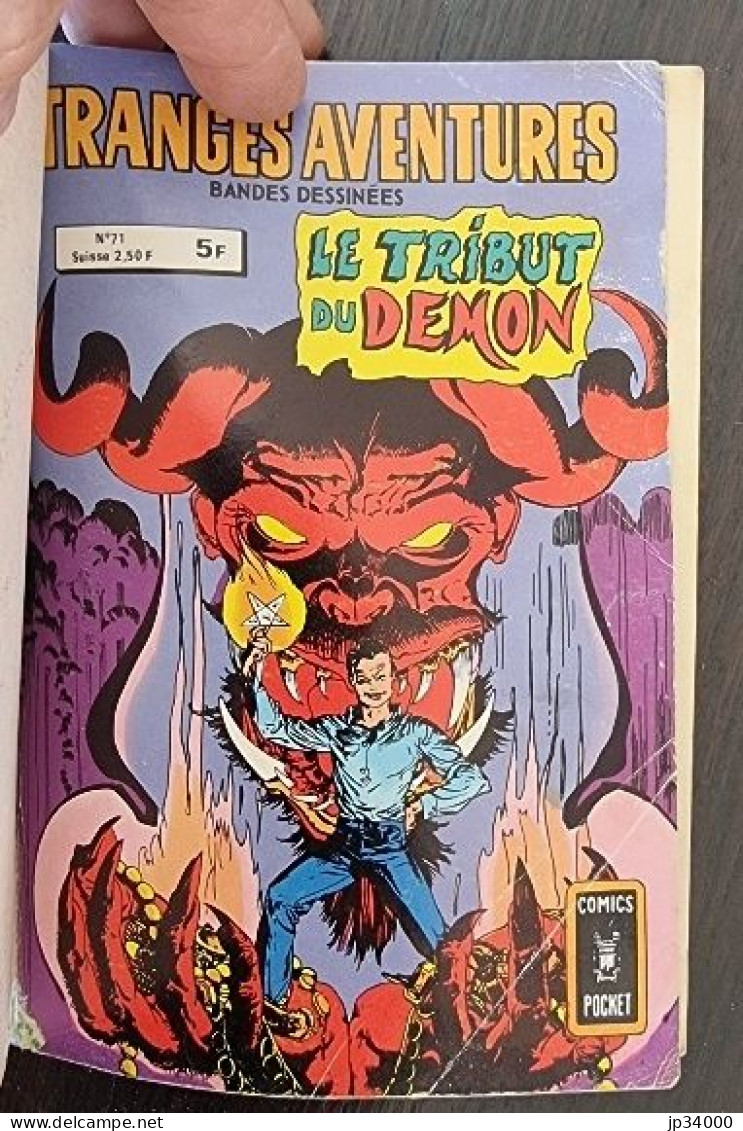 ETRANGES AVENTURES Album N°3312. Contient Les N°71+72. Comics Pocket/aredit 1981 - Petit Format