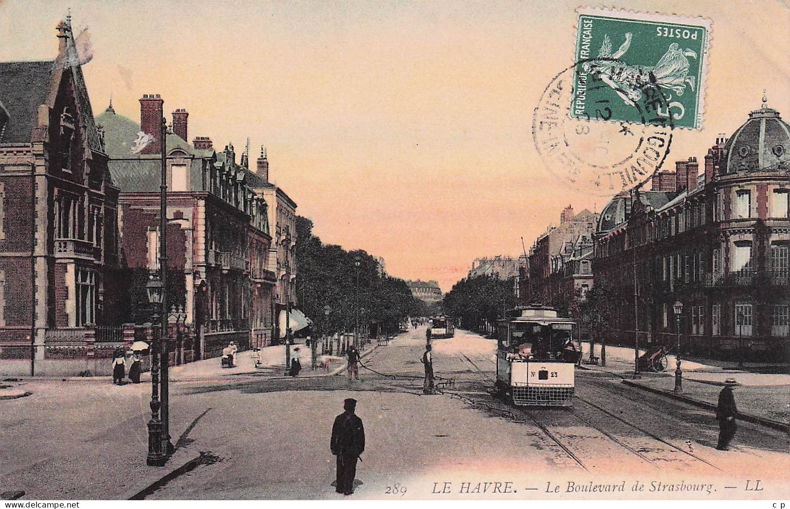 Le Havre  -  Le Boulevard De Strasbourg  - Tramway -  CPA°J - Non Classés