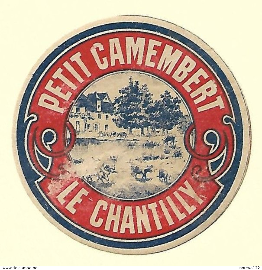 ETIQU.PETIT CAMEMBERT LE CHANTILLY 6,8 Cm - Kaas