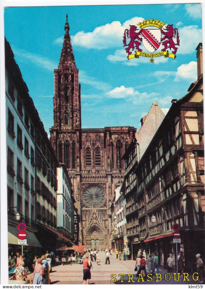 Strasbourg - La Rue Mercière Et La Cathédrale - Strasbourg