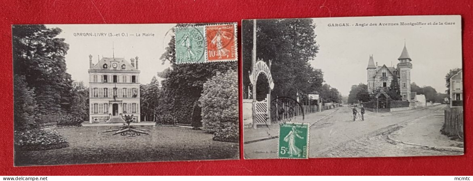 7 Cartes -  Gargan Livry   -( 93 - Seine Saint Denis ) - Livry Gargan