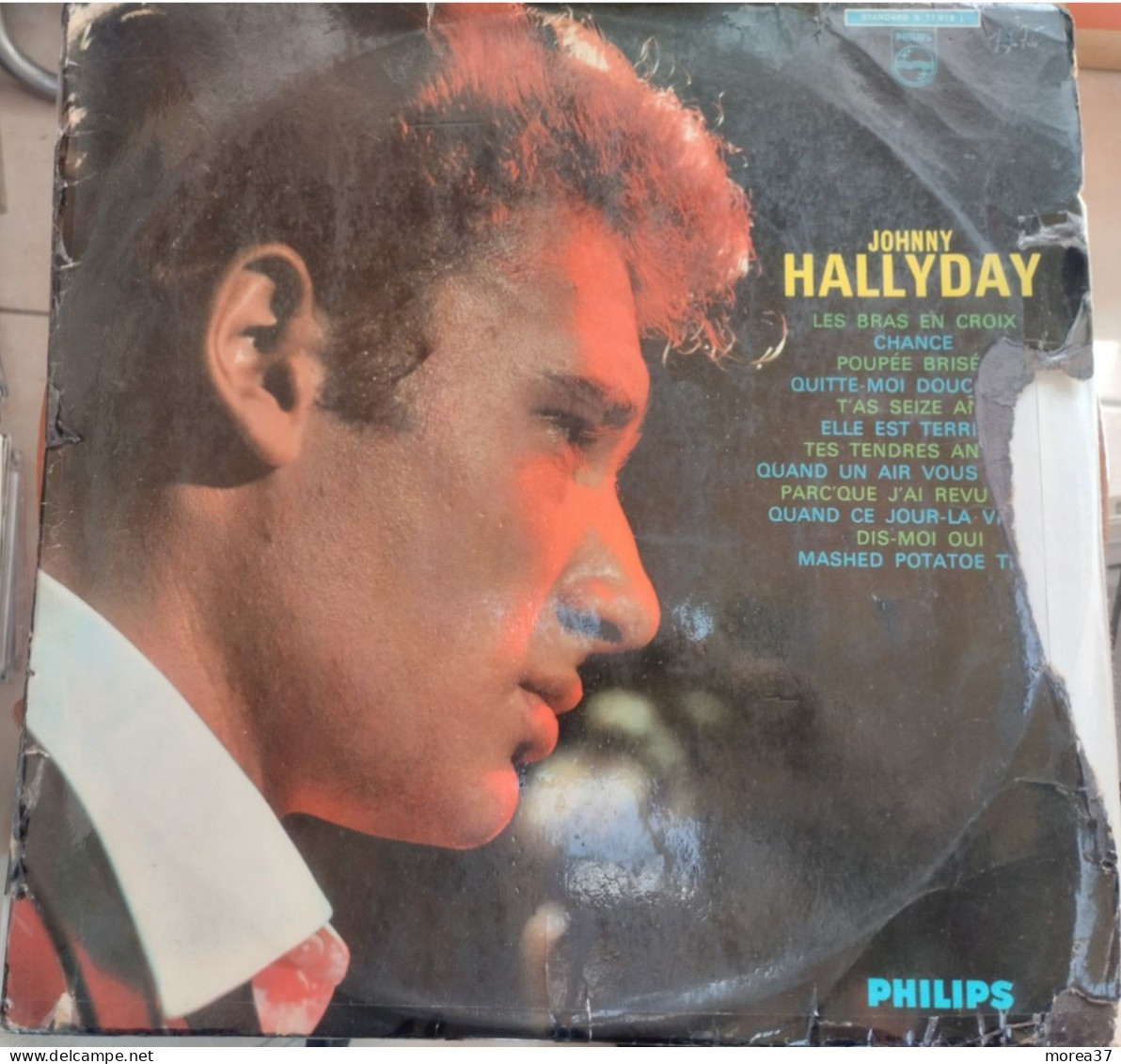 JOHNNY HALLYDAY   Les Bras En Croix  PHILIPS B 77.916  (CM4  ) - Autres - Musique Française