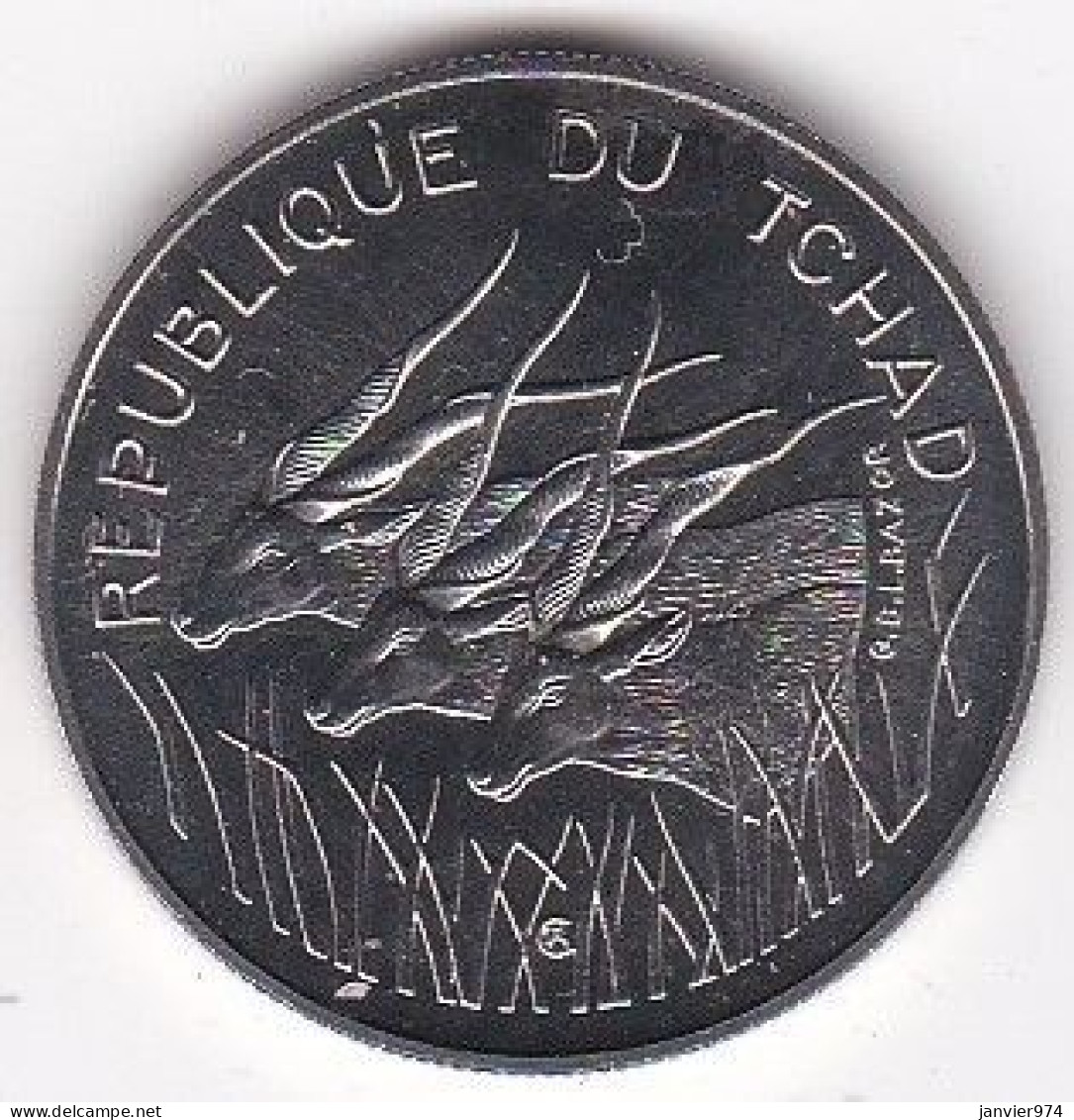 République Du Tchad 100 Francs 1975 Essai, En Nickel , KM# E5 . FDC - Tsjaad