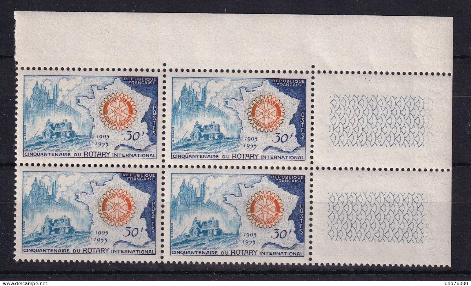 D 812 / LOT N° 1009 BLOC DE 4 NEUF** COTE 12.80€ - Collections