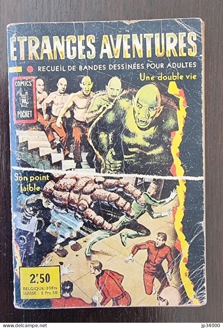 ETRANGES AVENTURES Album N°3011. Contient Les N°3+4. Comics Pocket/aredit 1967 - Piccoli Formati