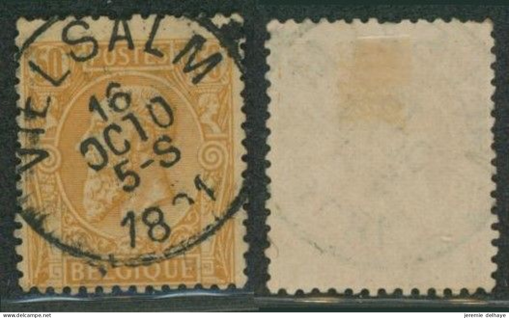 émission 1884 - N°50 Obl Simple Cercle "Vielsalm" - 1884-1891 Leopold II