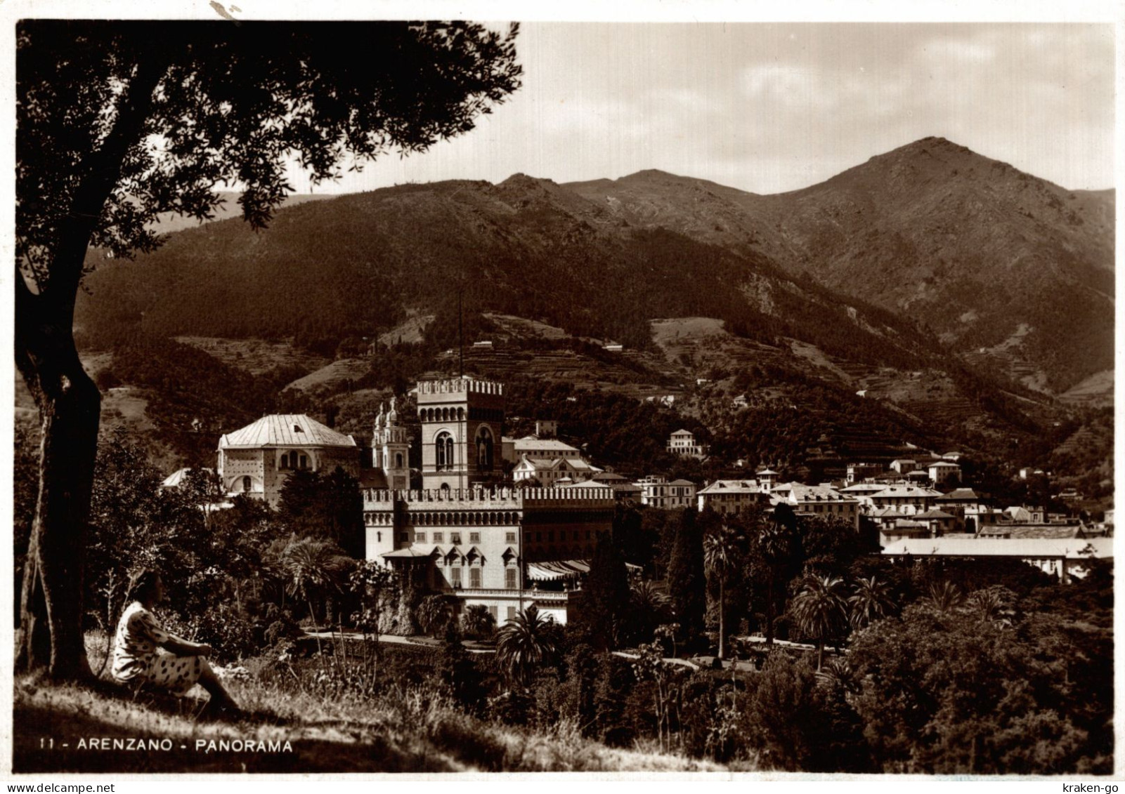 ARENZANO, Genova - Panorama E Castello Negrotto - VG - #041 - Altri & Non Classificati