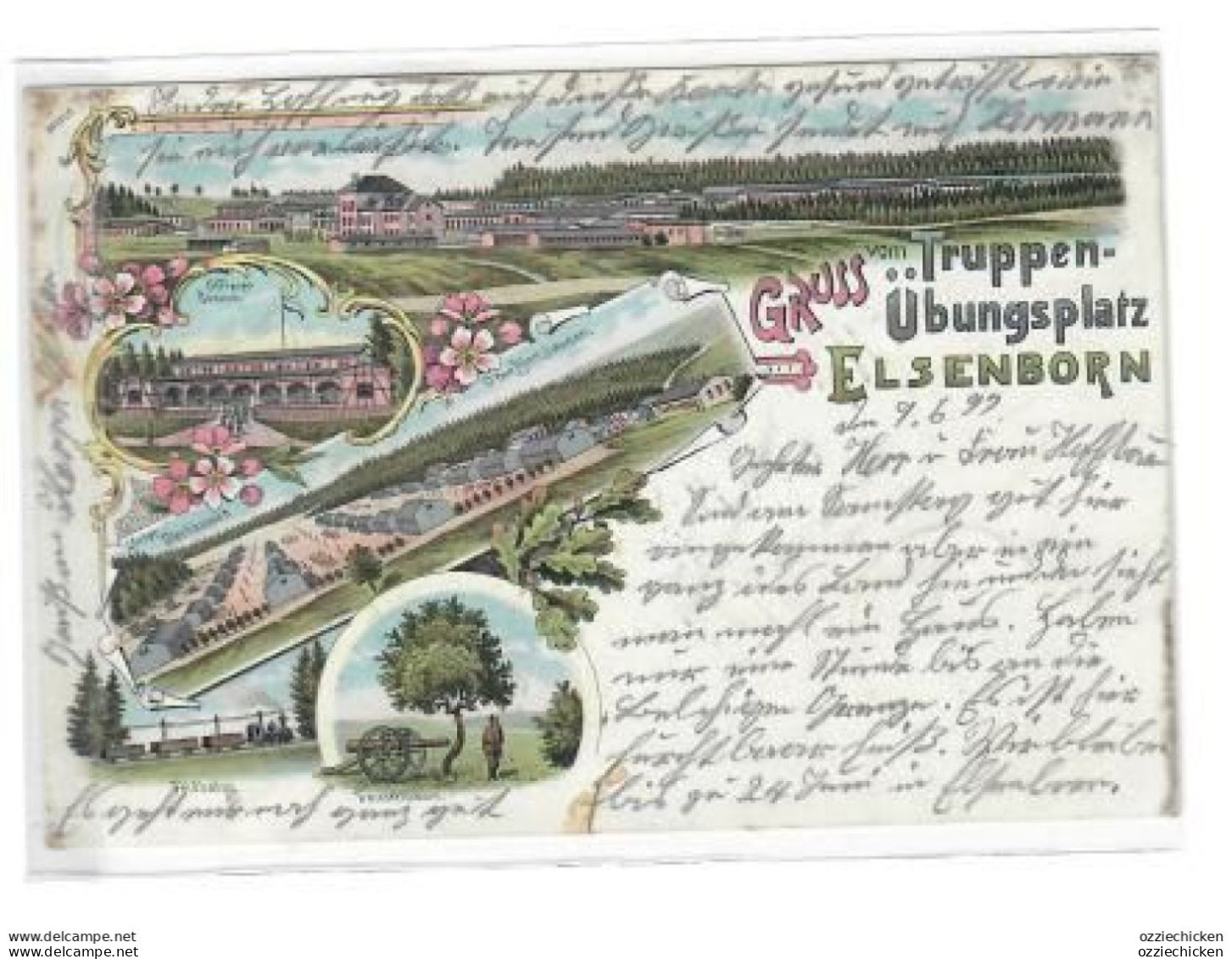 Elsenborn Camp Lot Konvolut 53 Cpa Karten Bei Büllingen Armee Gare Train Tram Sourbrodt Artillerie Litho Leporello Etc - Elsenborn (Kamp)