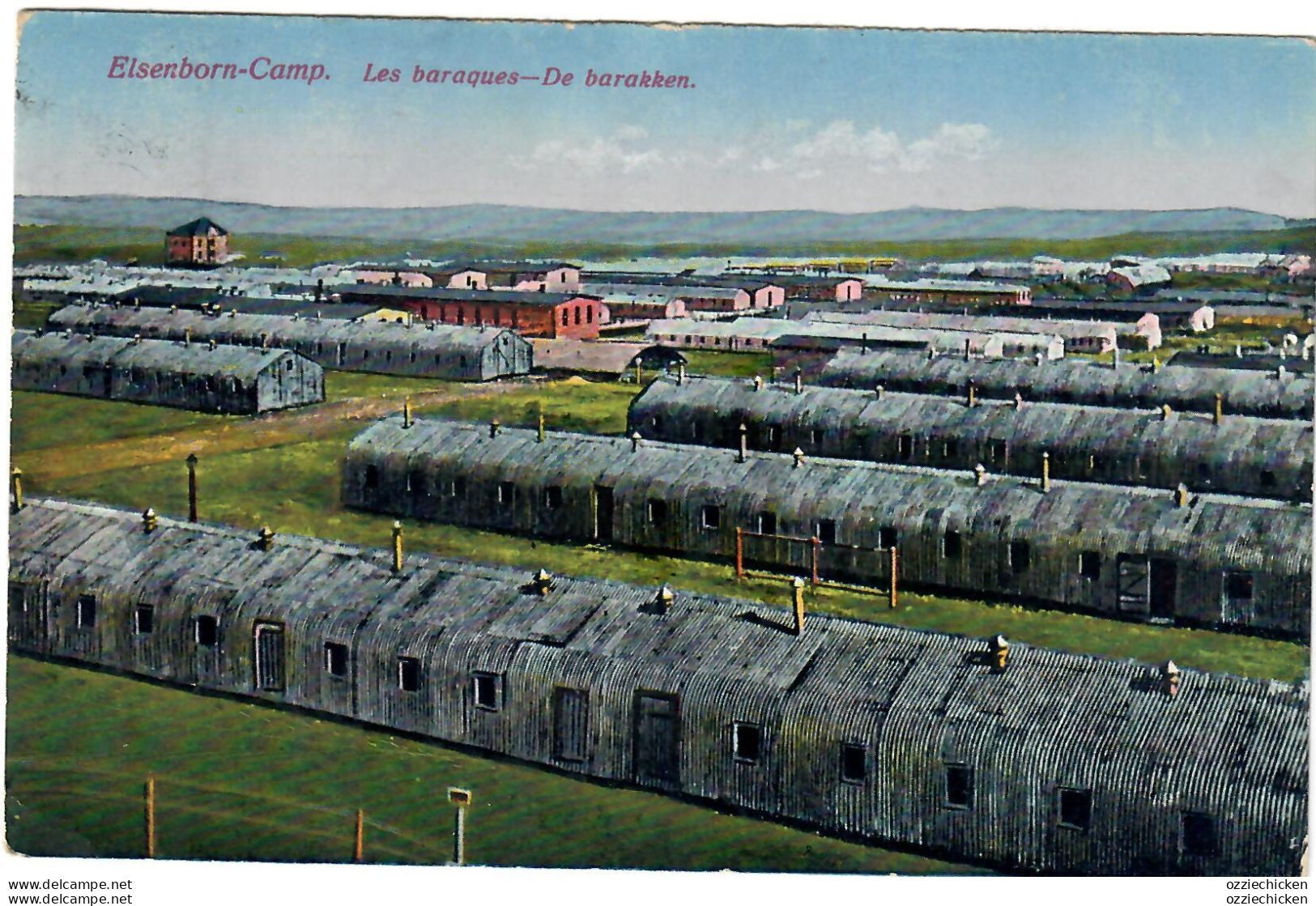 Elsenborn Camp lot Konvolut 53 cpa Karten bei Büllingen Armee Gare Train Tram Sourbrodt Artillerie Litho Leporello etc