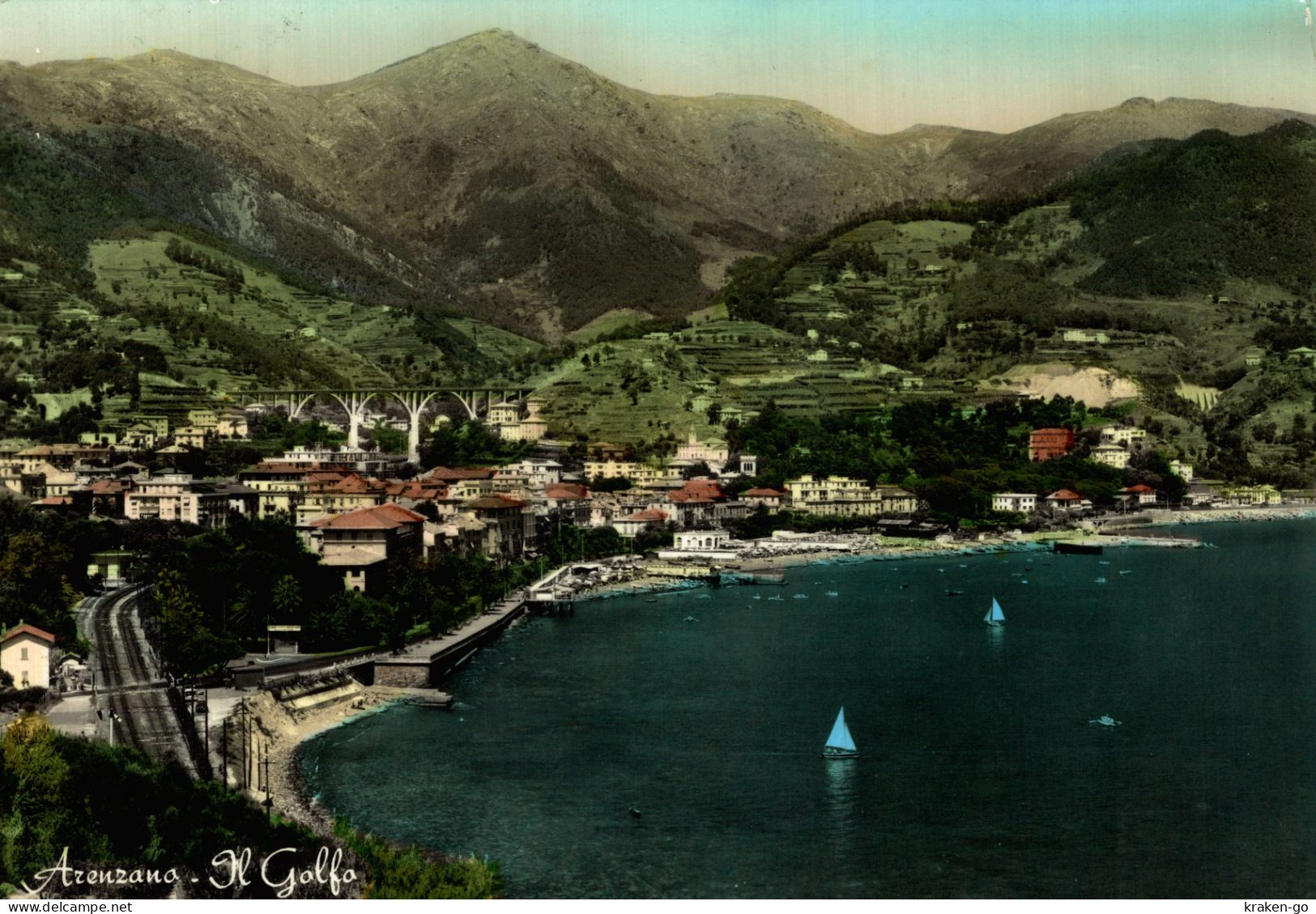 ARENZANO, Genova - Panorama E Golfo - VG - #042 - Altri & Non Classificati