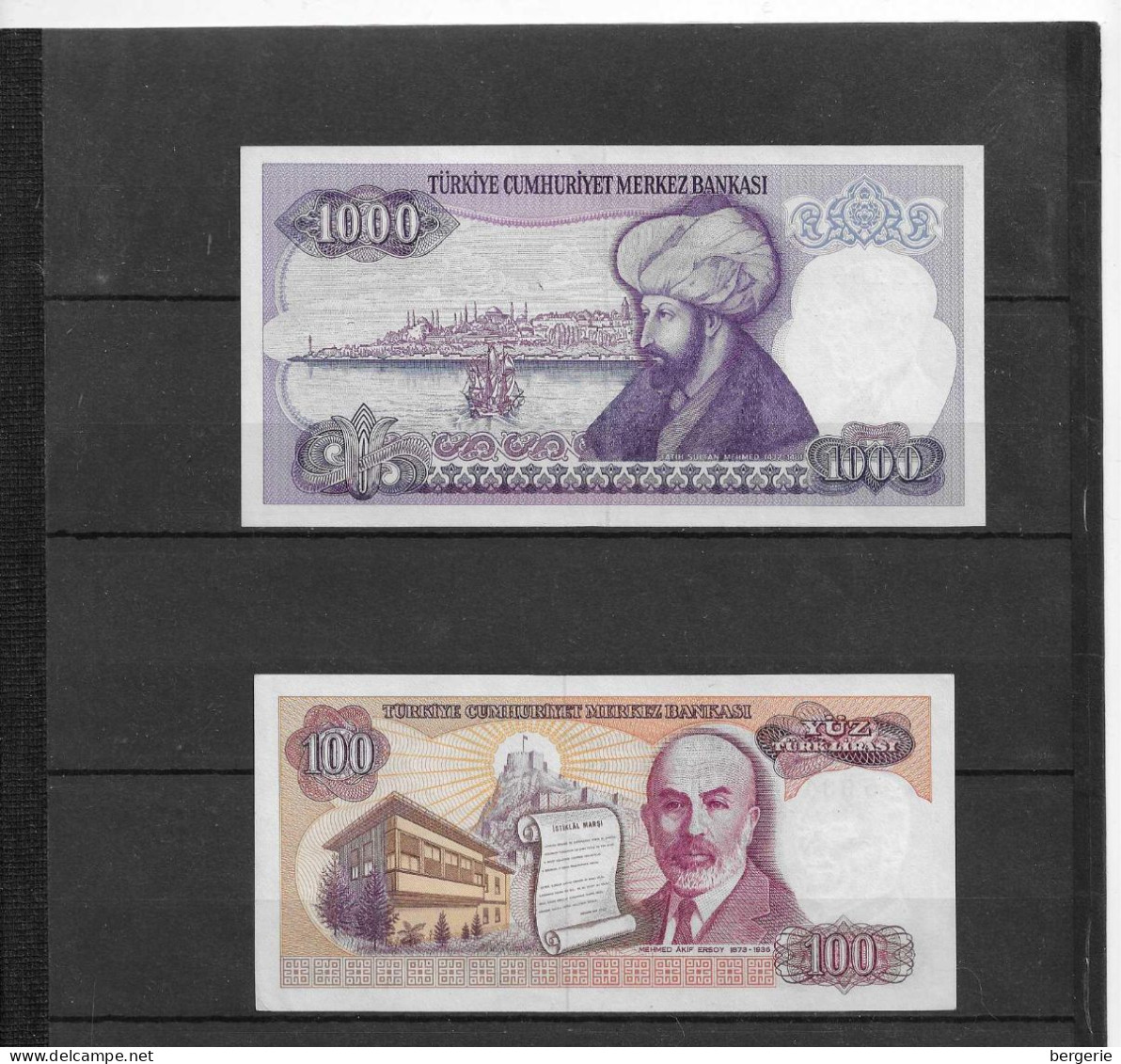 C/286         Turquie   -   2 Billets Neufs - Turquia