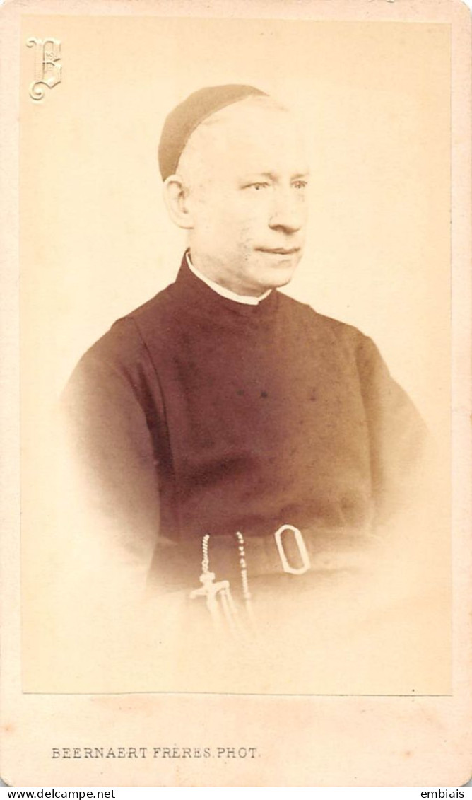 GAND - Photo CDV Portrait D'un Prélat, Prêtre Par Le Photographe BERRNAERT Frères, PHOT, Gand - Anciennes (Av. 1900)