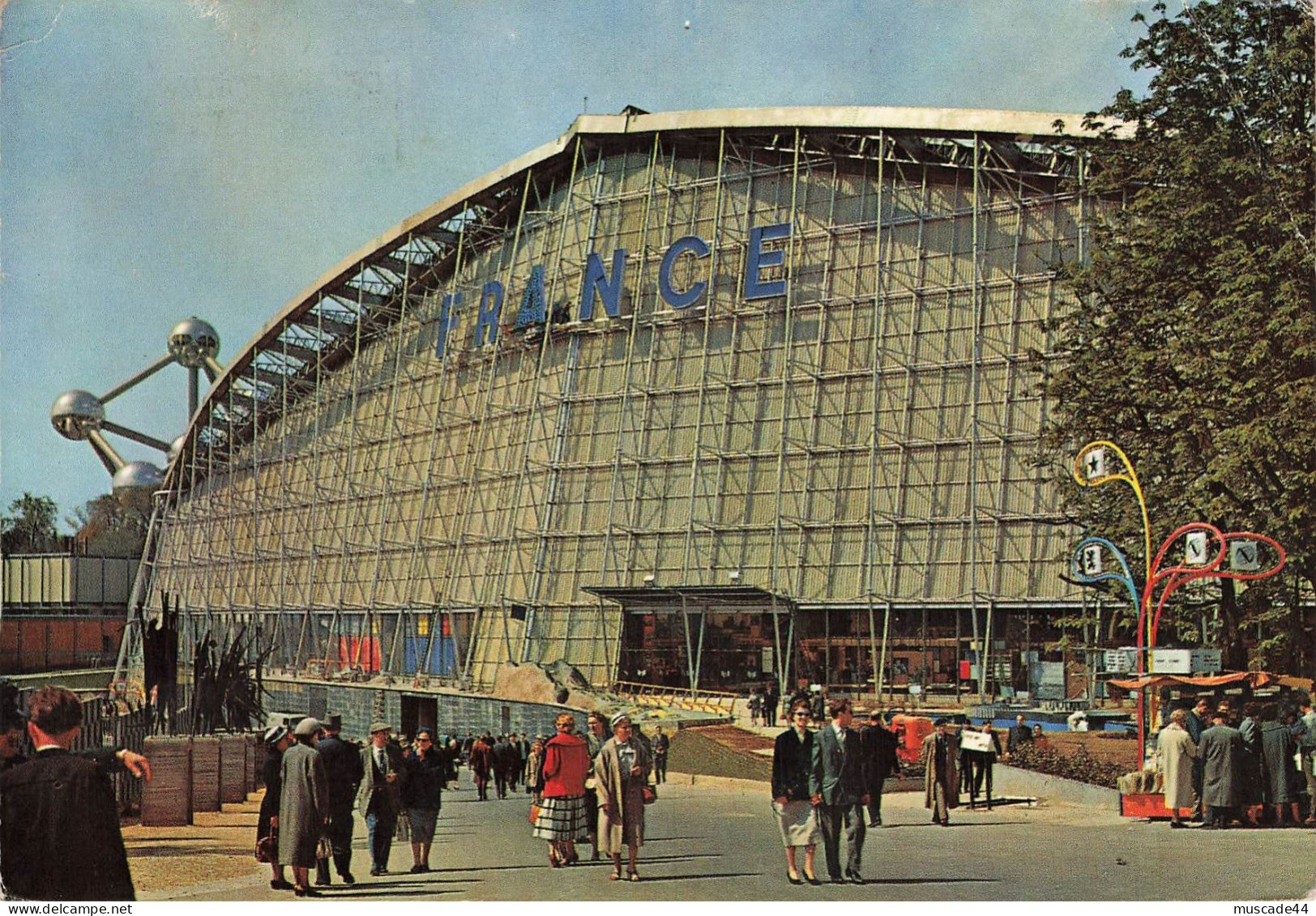 BRUXELLES - 1958 - LE PAVILLON DE LA FRANCE - Wereldtentoonstellingen