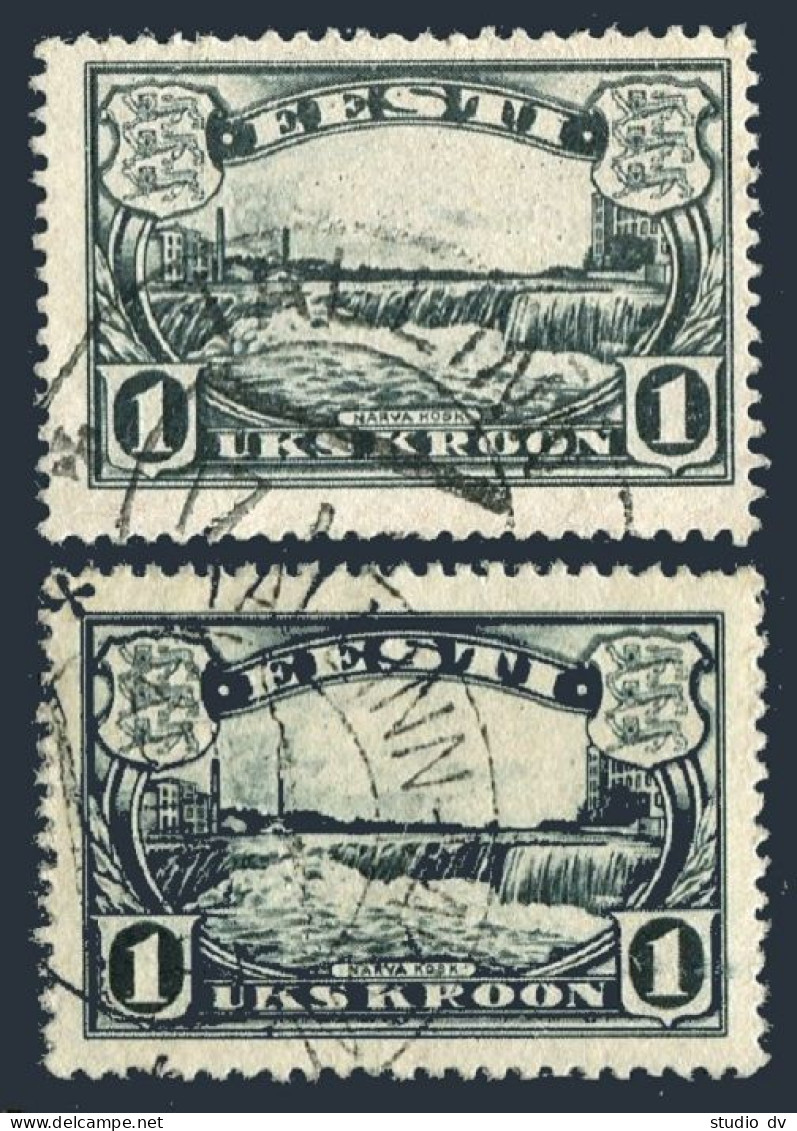 Estonia 112, Used.Michel 98. Narva Falls, 1933. - Estonie