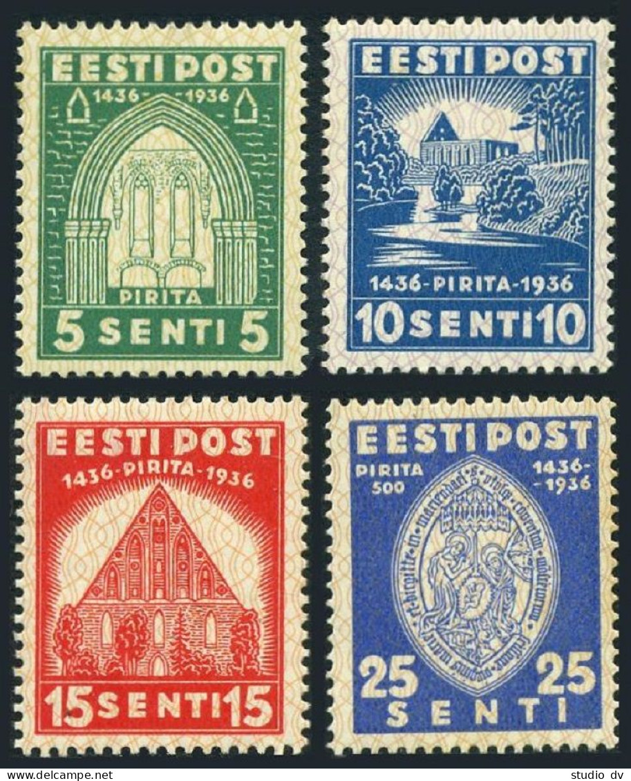 Estonia 134-137, MNH. Michel 120-123. St Brigitta Convent, 500th Ann. 1936. - Estonia