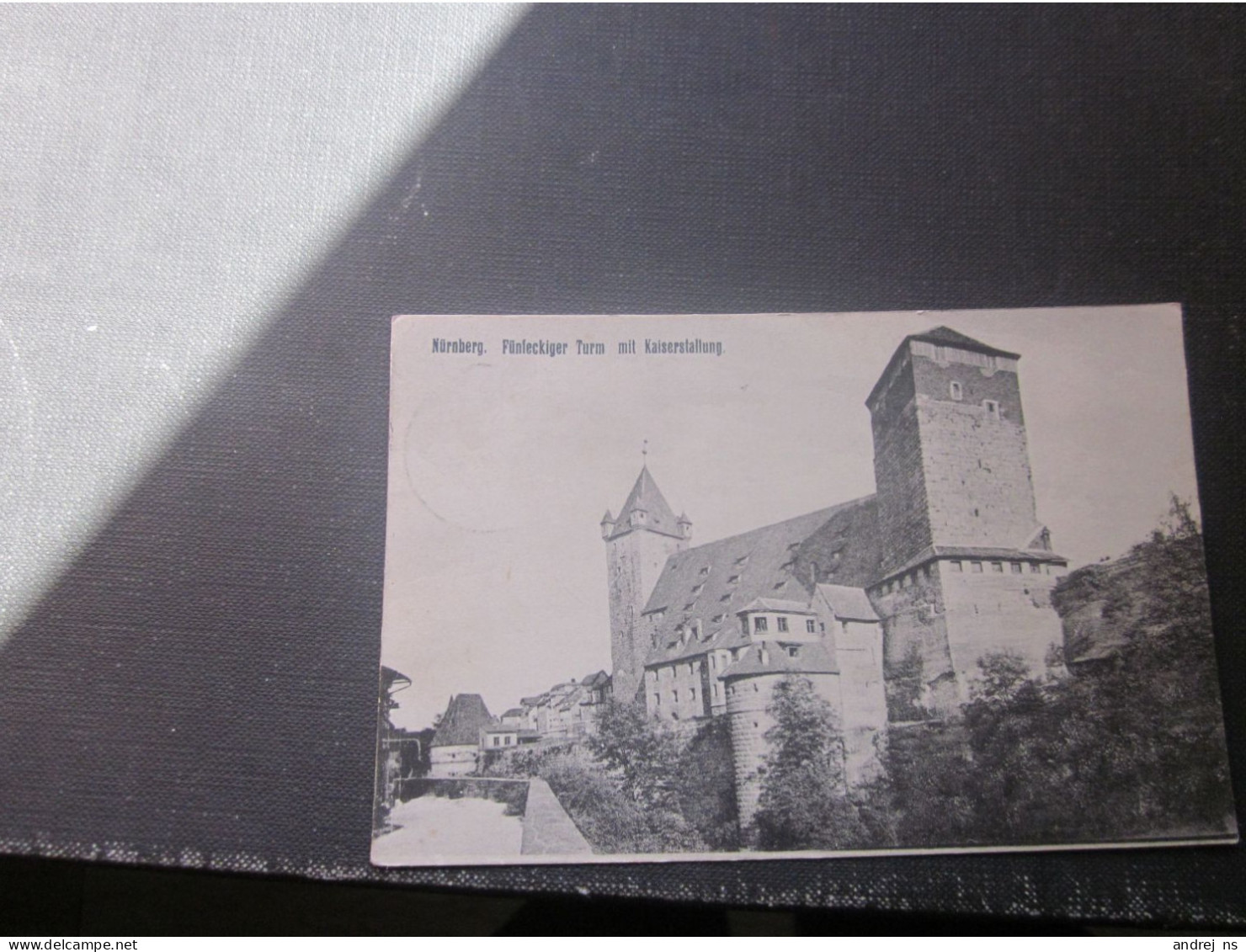 Nurnberg Funfeckiger Turm Mit Kaiserstallung Feldpost WW1 - Other & Unclassified