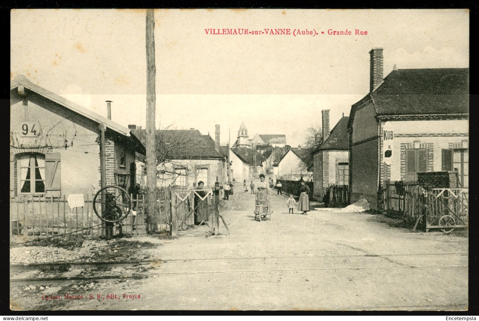 Carte Postale - France - Villemaur Sur Vanne - Grande Rue (CP24741) - Autres & Non Classés